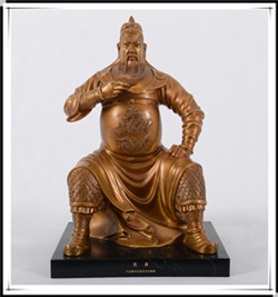 鑄銅關公 銅坐關公