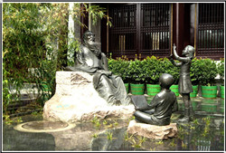 孔子教學(xué)銅像 孔子教學(xué)銅像