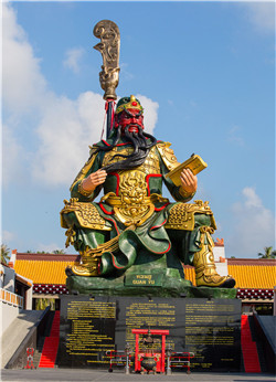 大型青龍偃月刀關公像 大型青龍偃月刀關公像