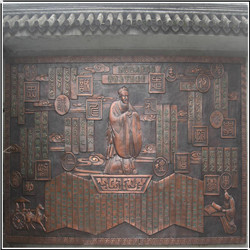 孔子銅浮雕 孔子銅浮雕