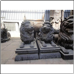 大型公母銅獅子 大型公母銅獅子