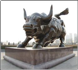 華爾街銅牛雕塑 華爾街銅牛雕塑