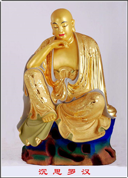沉思十八羅漢雕塑 沉思十八羅漢雕塑