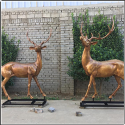 戶外園林仿真銅鹿 戶外園林仿真銅鹿