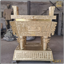 批發(fā)落地金屬銅鼎擺件 批發(fā)落地金屬銅鼎擺件