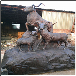 鑄造銅山羊 鑄造銅山羊