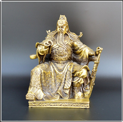 黃銅武財神關公像鑄造 黃銅武財神關公像鑄造