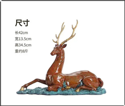 全銅鹿雕塑 全銅鹿雕塑