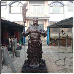 帶坐銅關(guān)公雕塑 帶坐銅關(guān)公雕塑