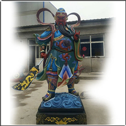 彩繪銅關(guān)公像鑄造 彩繪銅關(guān)公像鑄造