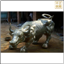 小型華爾街銅牛鑄造 小型華爾街銅牛鑄造