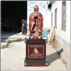 鑄銅關公 校園落地孔子銅雕