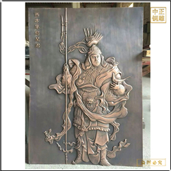 鑄銅關公 室內銅浮雕價格