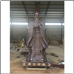 鑄銅關公 室外大型中式孔子工藝品