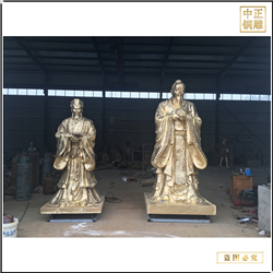 孔夫子人物雕塑 孔夫子人物雕塑