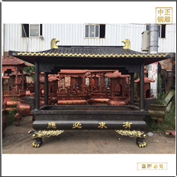 鑄銅關公 供應大小宗祠銅香爐廠家