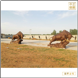 鑄銅關公 大型純銅牛雕塑鑄造