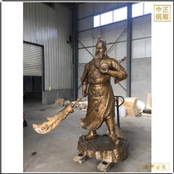 鑄銅關(guān)公 大型鑄銅關(guān)公定制