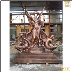 鑄銅關(guān)公 西方人物景觀雕塑