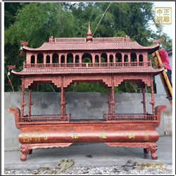 鑄銅關公 露天鑄銅長方形香爐