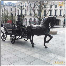 鑄銅關公 純銅步行街雕塑鑄造