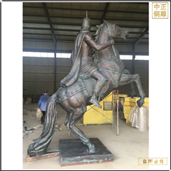 鑄銅關(guān)公 騎馬將軍雕塑