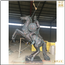 鑄銅關公 騎馬將軍雕塑鑄造