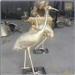 鑄銅關公 室外仙鶴銅雕塑價格