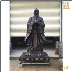 鑄銅關公 大型5米孔子雕塑