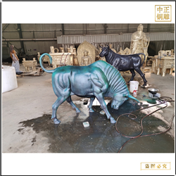 鑄銅關公 奮發銅牛批發零售