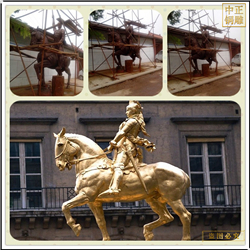 小區(qū)景觀銅馬雕塑鑄造廠家 小區(qū)景觀銅馬雕塑鑄造廠家