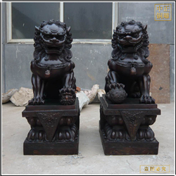 鑄銅關公 采購銅故宮獅擺件