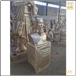鑄銅關公 古代畢昇人物半身像