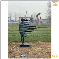 鑄銅關公 室外景觀人物銅雕塑