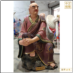 鑄銅關公 純銅十八羅漢佛像