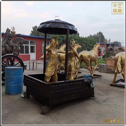 鑄銅關公 西方人雕像鑄造