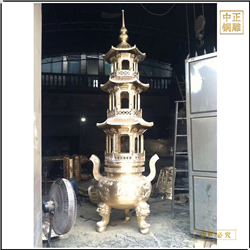 鑄銅關公 大型長方形銅香爐鑄造廠