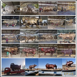 鑄銅關(guān)公 2米華爾街牛加工