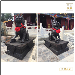 鑄銅關(guān)公 批發(fā)定制銅麒麟廠家