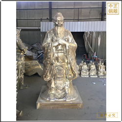 鑄銅關(guān)公 孔子雕塑定制