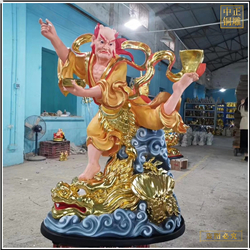 鑄銅關(guān)公 室外魁星點(diǎn)斗神像銅雕塑