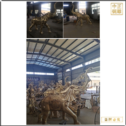 鑄銅關公 景觀銅大象制作廠家