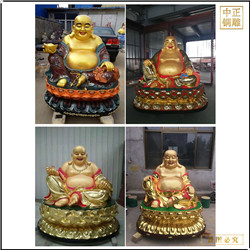 鑄銅關公 2米彌勒佛銅雕