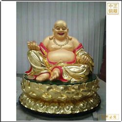 鑄銅關公 2米大肚彌勒佛銅像定做