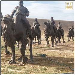 大草原駱駝銅雕塑 大草原駱駝銅雕塑