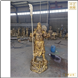 鑄銅關公 站像關公銅雕
