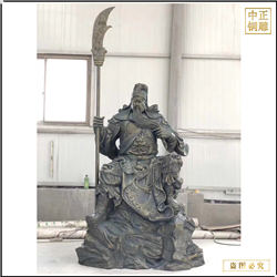 鑄銅關公 仿古關公雕塑鑄造廠