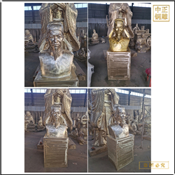 印刷發明者人物銅雕塑 印刷發明者人物銅雕塑