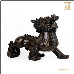 青銅貔貅雕塑 青銅貔貅雕塑