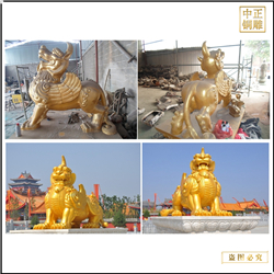 貼金純銅貔貅鑄造價格 貼金純銅貔貅鑄造價格